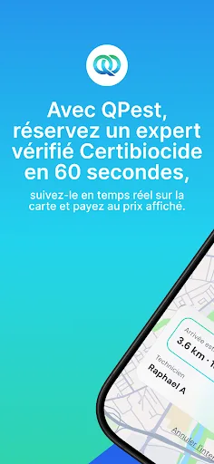 QPest : Punaise, cafard, rat Android app screenshot 1