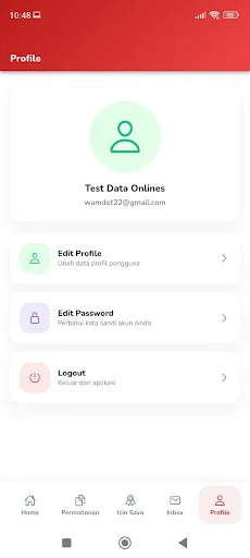 SIPPADU Mobile Android app screenshot 2