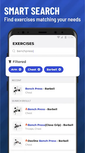 Gym Workout Tracker: Gym Log Android app screenshot 5