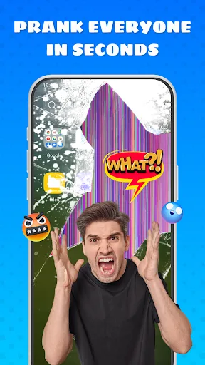 Haha Screen - Broken Screen Android app screenshot 1