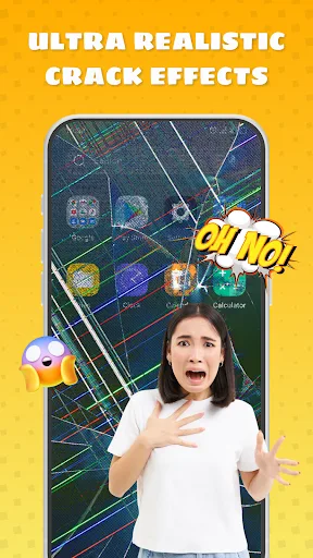 Haha Screen - Broken Screen Android app screenshot 2