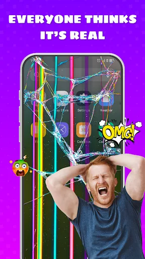 Haha Screen - Broken Screen Android app screenshot 3