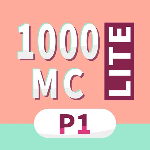 1000 MCQs for P1 Maths (LITE) Android app icon