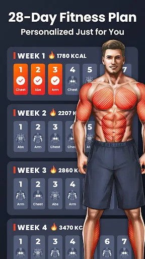 Home Workout - No Equipment Android app screenshot 2