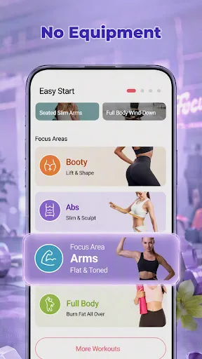 Lazy Workouts for Women Android app screenshot 3