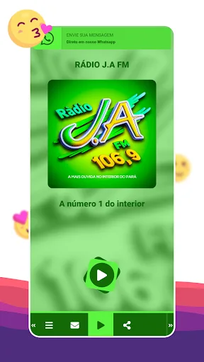 Rádio J.A FM Android app screenshot 1