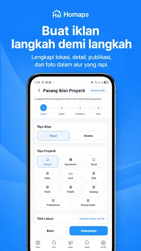 Homaps: Peta Properti Android app screenshot 6