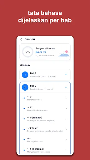 Tsunagi: Belajar Bahasa Jepang Android app screenshot 4