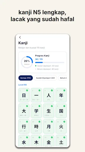 Tsunagi: Belajar Bahasa Jepang Android app screenshot 5