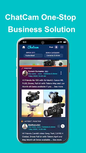 ChatCam Android app screenshot 1