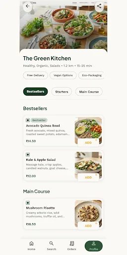HungryKart Android app screenshot 2