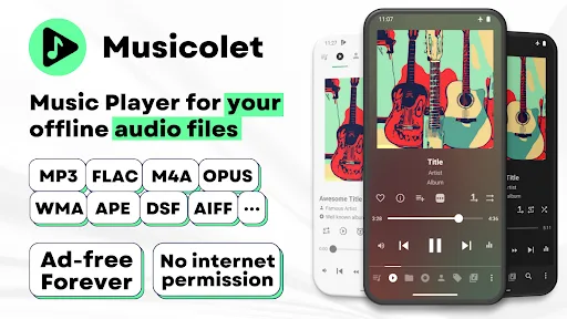 Musicolet Music Player Android app screenshot 1