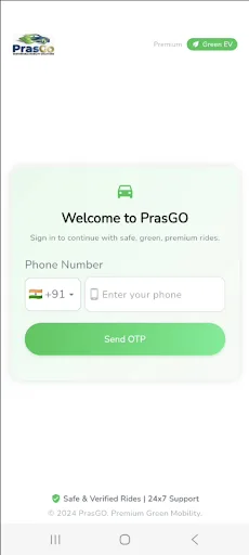 PrasGO Android app screenshot 1