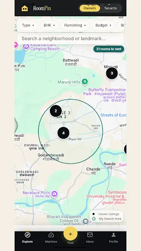 RoomPin Android app screenshot 2
