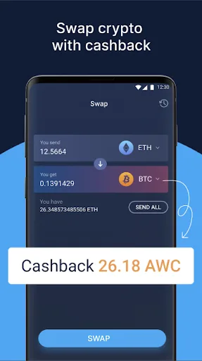 Bitcoin Wallet Crypto Ethereum Android app screenshot 3
