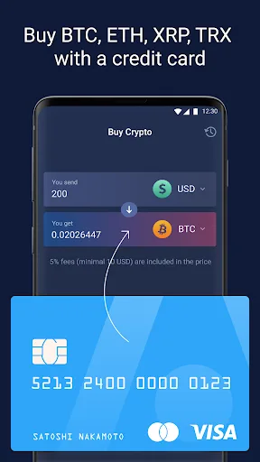Bitcoin Wallet Crypto Ethereum Android app screenshot 4