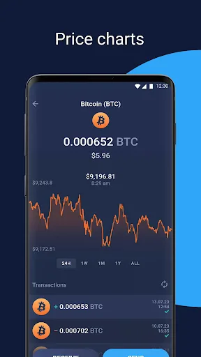 Bitcoin Wallet Crypto Ethereum Android app screenshot 6