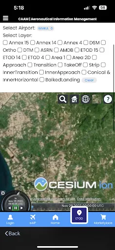 CAAM AIM Android app screenshot 1