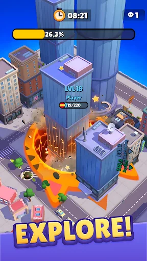 Hole.io Android app screenshot 4
