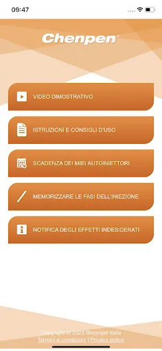 Chenpen Autoiniettore Android app screenshot 1