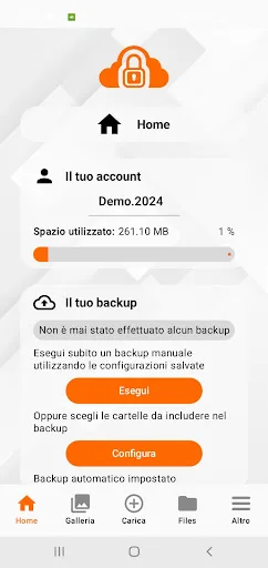 WINDTRE Professional Cloud Android app screenshot 2