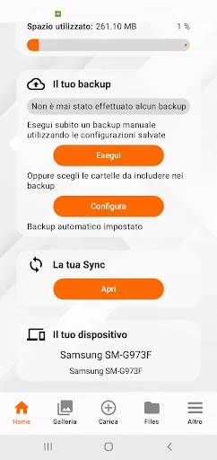 WINDTRE Professional Cloud Android app screenshot 3