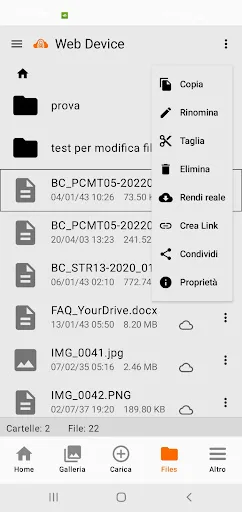 WINDTRE Professional Cloud Android app screenshot 4