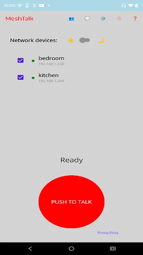 MeshTalk Android app screenshot 1