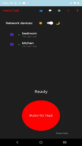 MeshTalk Android app screenshot 2