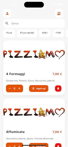 Pizziamo Roma Android app screenshot 3