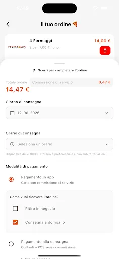 Pizziamo Roma Android app screenshot 6