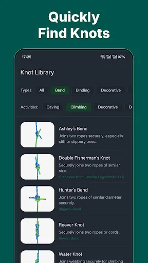Knots Tying Guide: KnotSmith Android app screenshot 1
