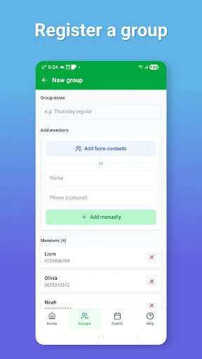 GolfSplit - EqualSplit,goDutch Android app screenshot 3