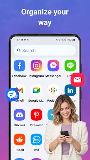 Messages: Text SMS Home App Android app screenshot 6