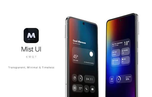 Mist UI KWGT Android app screenshot 5