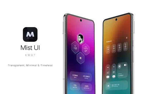 Mist UI KWGT Android app screenshot 6