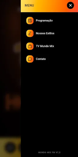 Rádio Mundo Mix Fm Android app screenshot 1