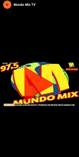 Rádio Mundo Mix Fm Android app screenshot 2