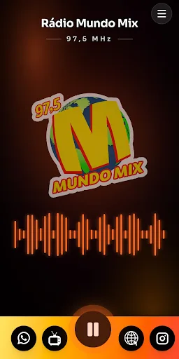 Rádio Mundo Mix Fm Android app screenshot 4