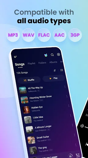 Music Player & MP3 Player Android app screenshot 2