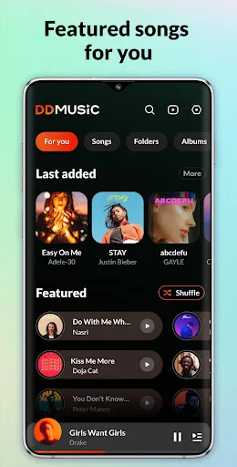 Music Player & MP3 - DDMusic Android app screenshot 2