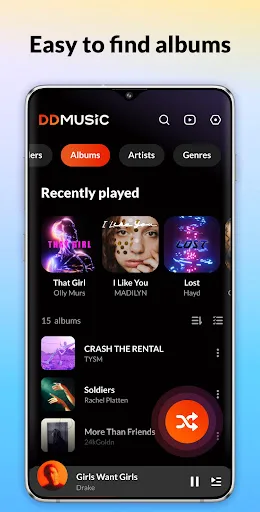 Music Player & MP3 - DDMusic Android app screenshot 5