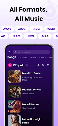 Offline Music Player: Play MP3 Android app screenshot 2