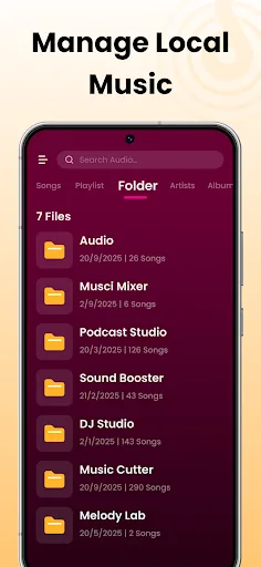 Offline Music Player: Play MP3 Android app screenshot 3