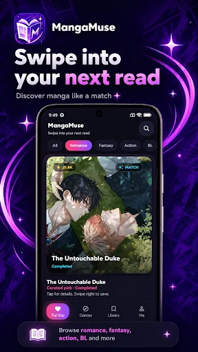MangaMuse: Manga & Webtoon Android app screenshot 1