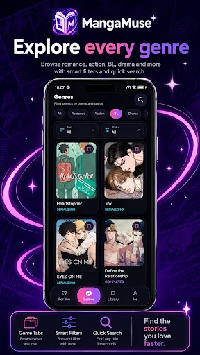 MangaMuse: Manga & Webtoon Android app screenshot 4