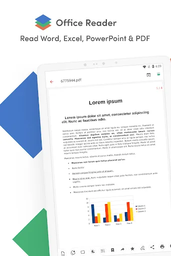 Office Reader - PDF,Word,Excel Android app screenshot 6