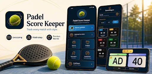 Padel Score Keeper Android app screenshot 1