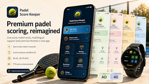 Padel Score Keeper Android app screenshot 4