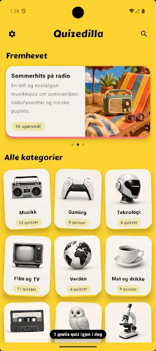Quizedilla Android app screenshot 1
